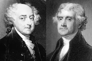 Founding Fathers John Adams and Thomas Jefferson
