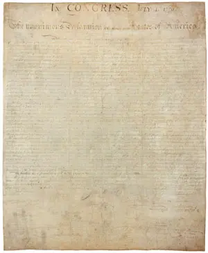 The United States Declaration of Independence 1776